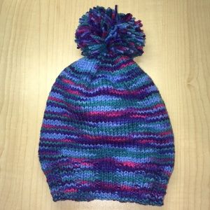 Handmade, with love by Grandma, Beanie 
Pompom style top